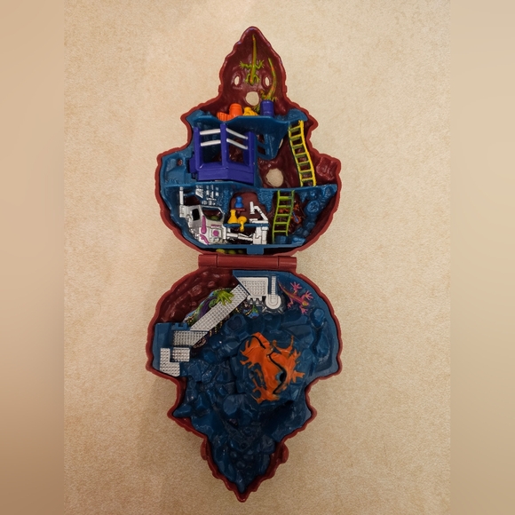 VINTAGE MIGHTY MAX PLAY SET DOOM ZONE MUTASAURUS INCOMPLETE 1993 BLUEBIRD TOYS - Picture 2 of 5